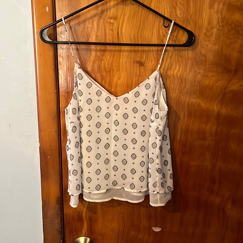 Printed cami crop top